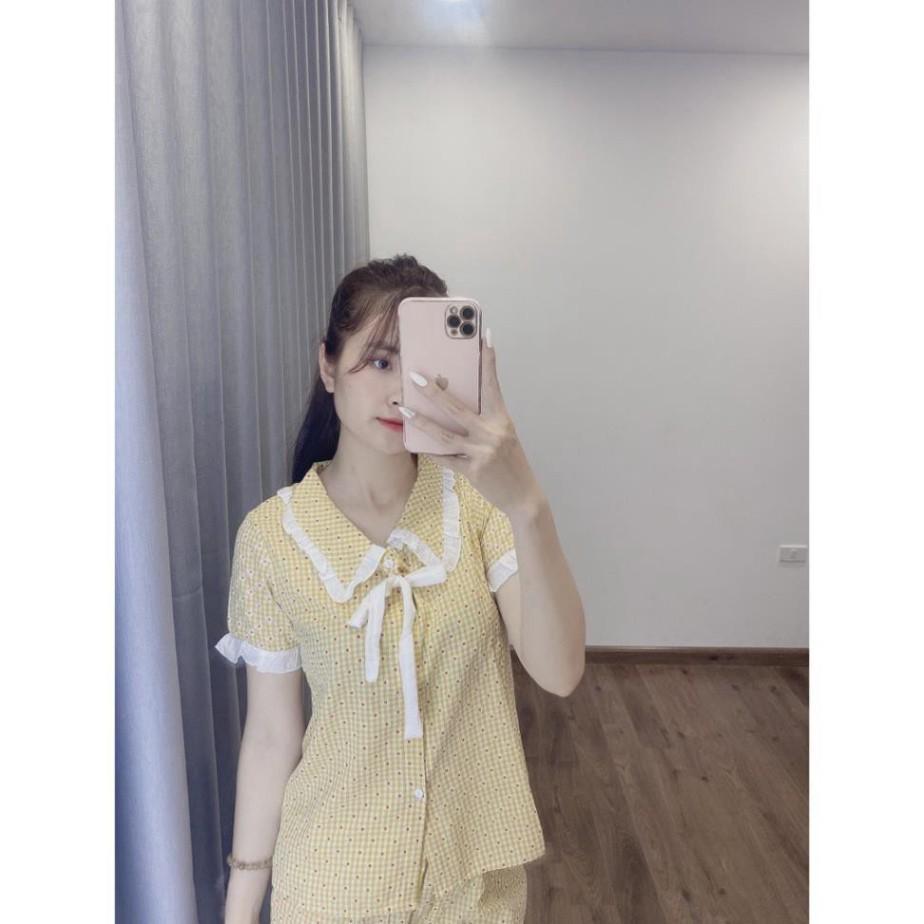 Bộ Đồ PIjama - Bộ Thô Mặc Nhà Cộc Tay Quần Dài