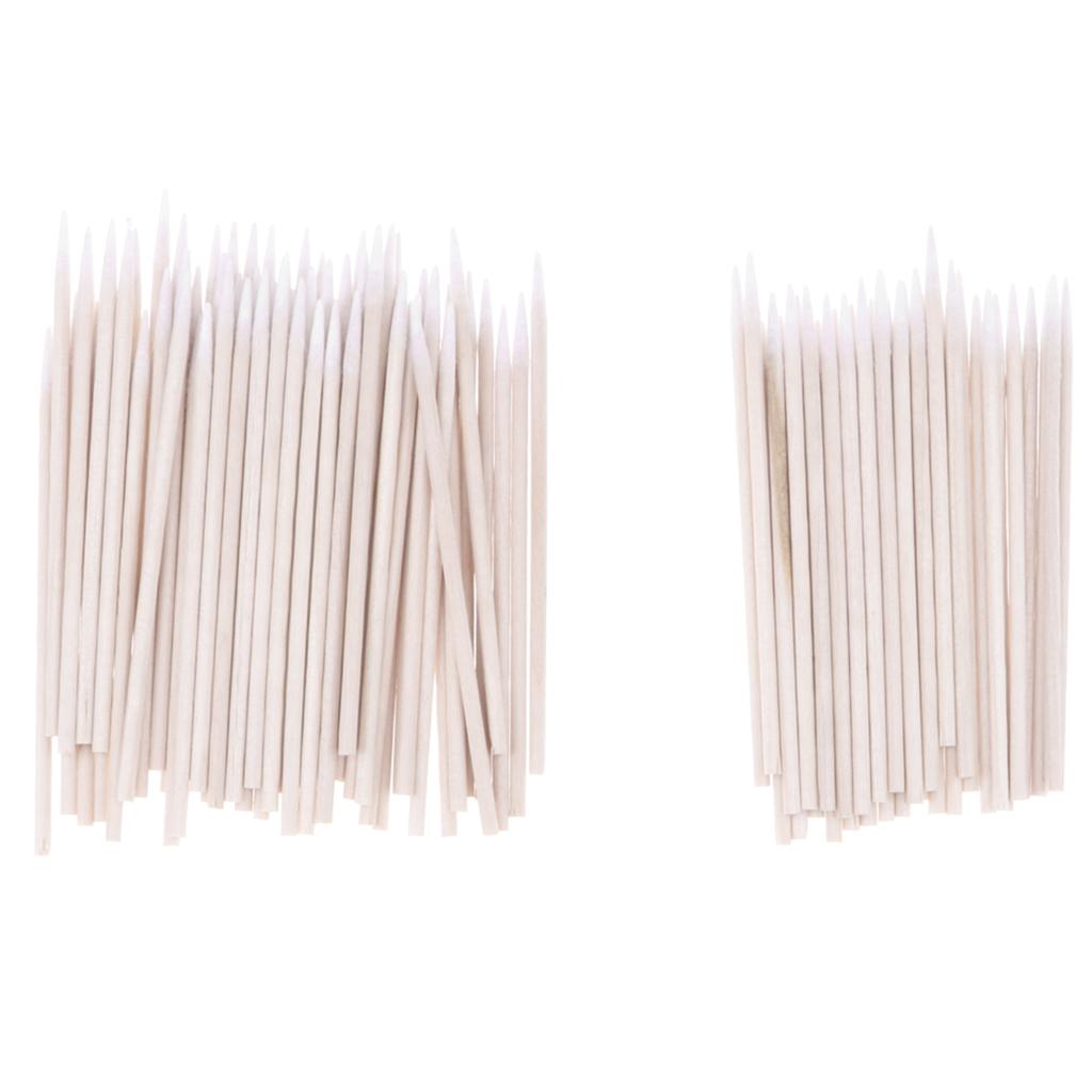 2x100Pcs Cotton Stick Clean Tool for Headphone Phone Charging Port