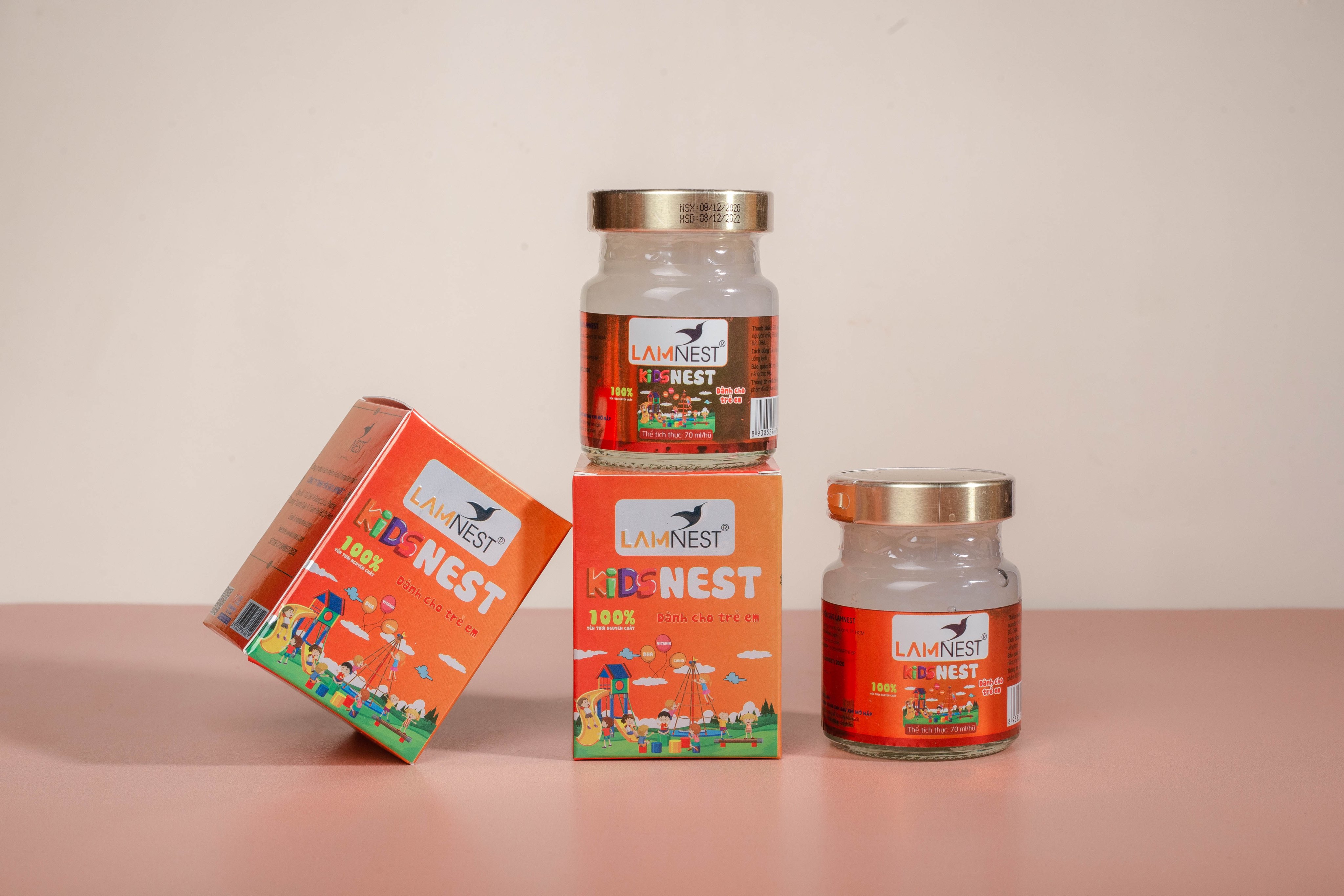Yến chưng cho bé, yến chưng sẵn Kids thơm ngon bổ dưỡng 30% yến Lamnest