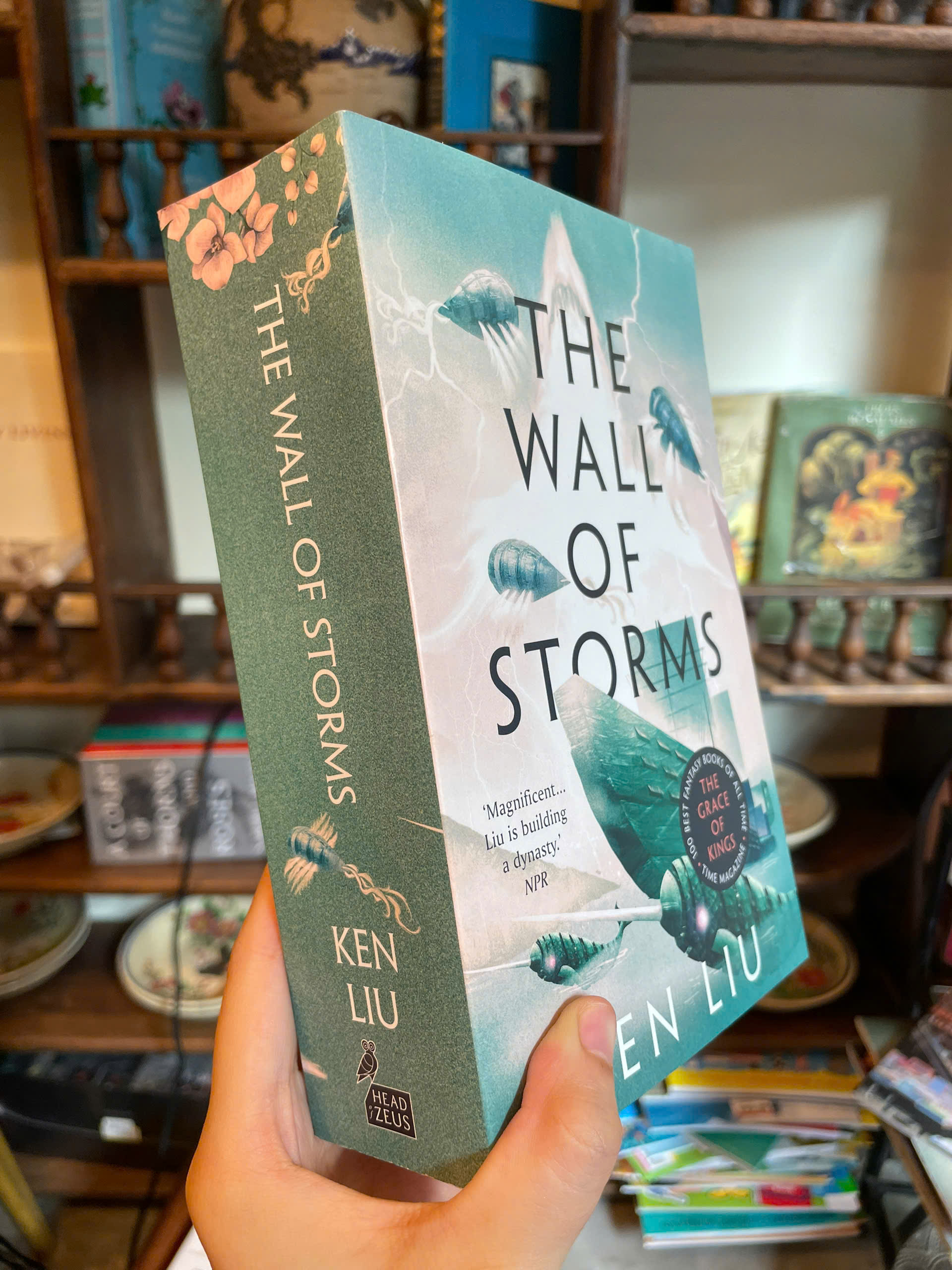Sách - The Wall of Storms (Book #2 from the series The Dandelion Dynasty) by Ken Liu / Ngoại văn
