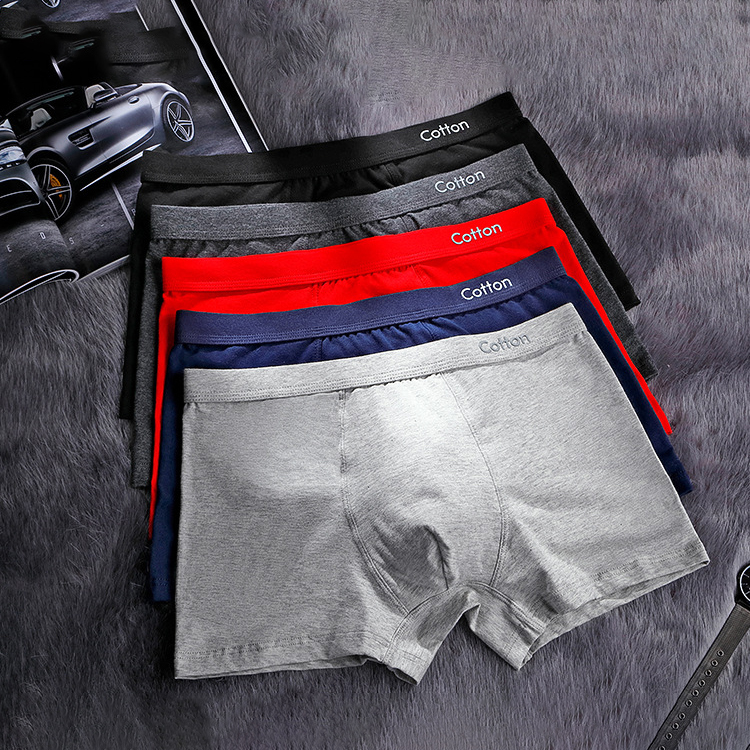 Quần Lót Nam Boxer Cotton - Sịp Đùi Chất Thun Mềm Mại Thoáng Khí K045
