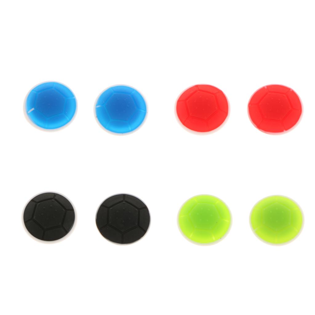 Pair Silicone Joystick Thumb Stick Grips Caps  for PS4 PS3 Xbox 360 Red