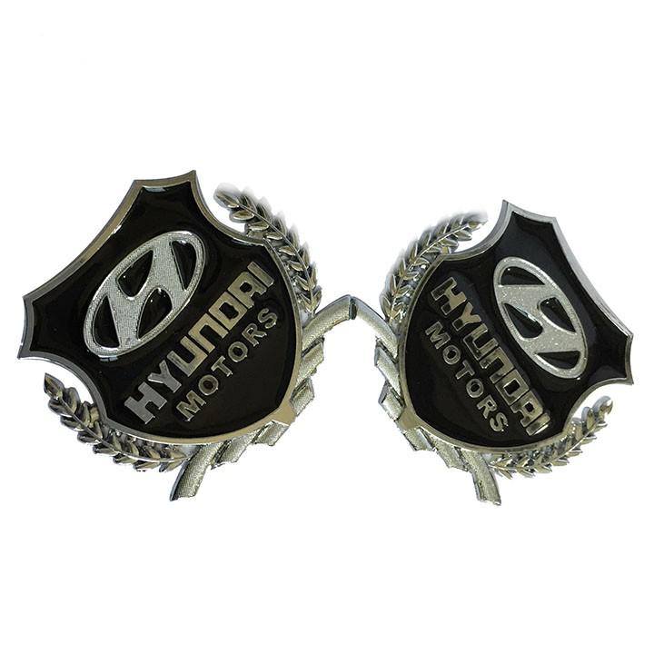 Logo Dán Xe Hơi MOTORS hình bông lúa
