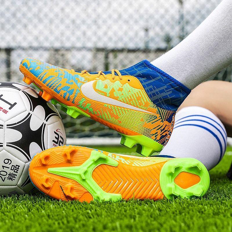 YANZISHOP giày bóng đá cro cho nam và nữ học sinh trung học cơ sở giày bóng đá bơ sát thủ 15 móng tay dài giày chơi cao gót cho thanh thiếu niên 5
