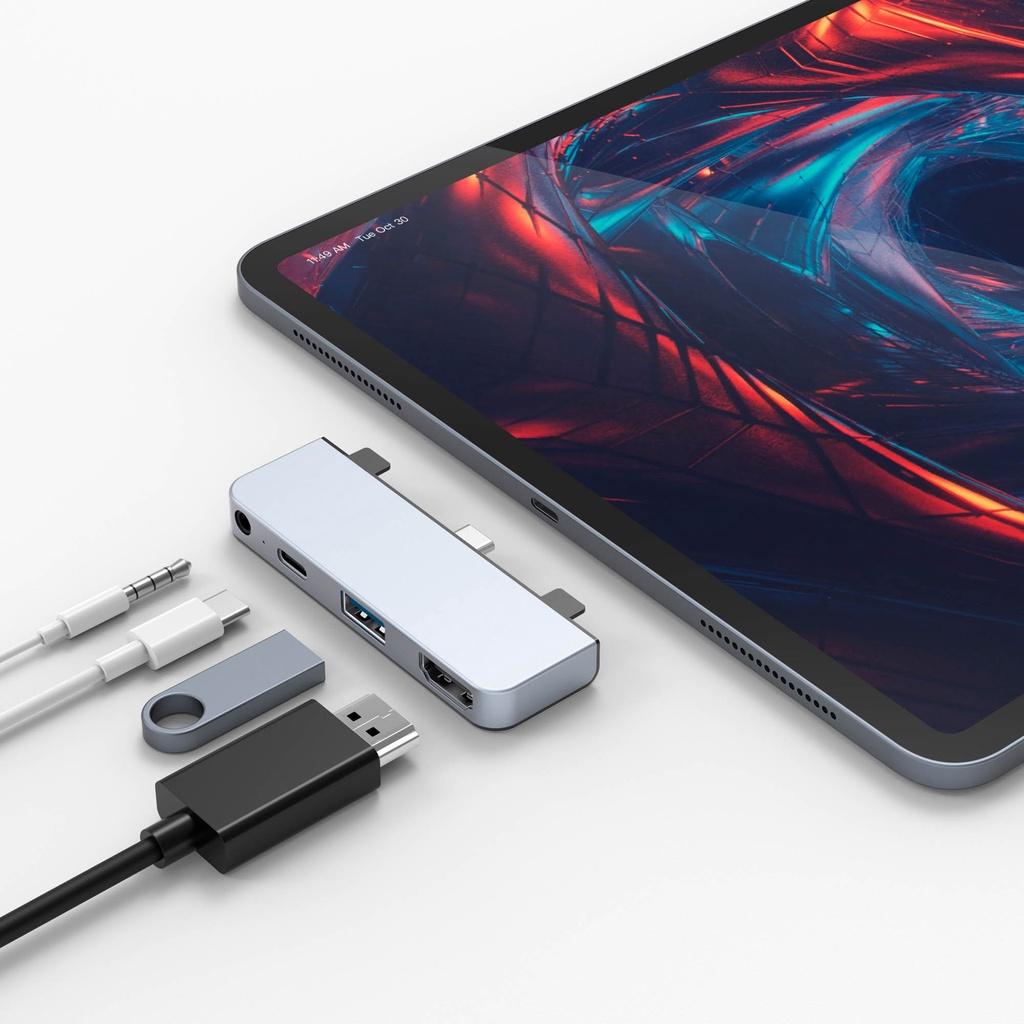 CỔNG CHUYỂN CHUYÊN DỤNG HYPERDRIVE DÀNH CHO  IPAD PRO 4 IN 1 HDMI 4K/30HZ USB-C HUB - HD319E - HÀNG CHÍNH HÃNG