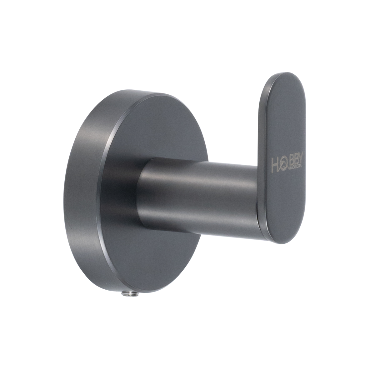 Móc treo đồ decor inox 304 xám Hobby home decor MT1X mẫu khoan tường