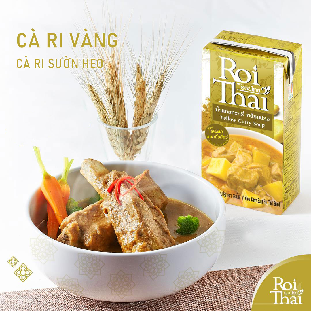 COMBO 2 Hộp Súp Cà Ri Vàng Roi Thai 250ml - Date 18/01/2024