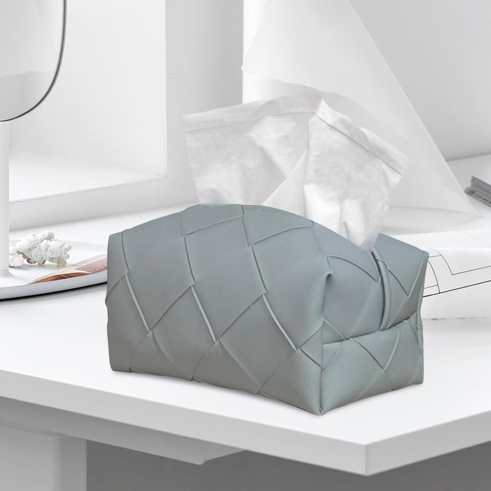 2x Tissue Cover Tissue Paper Holder for Dining Table Bedroom Decor