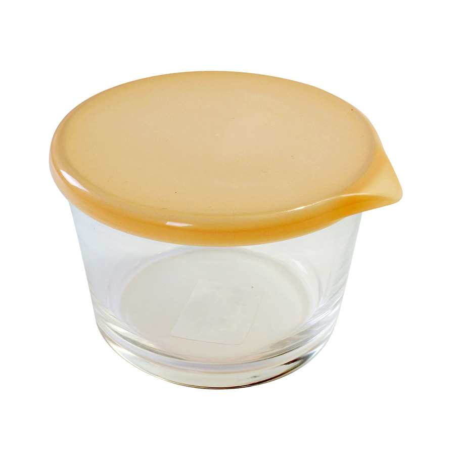 Combo Dụng Cụ Tách Lòng Đỏ Trứng Inox + Hộp Thủy Tinh Đựng Thực Phẩm Có Nắp 250ML - Nội Địa Nhật Bản