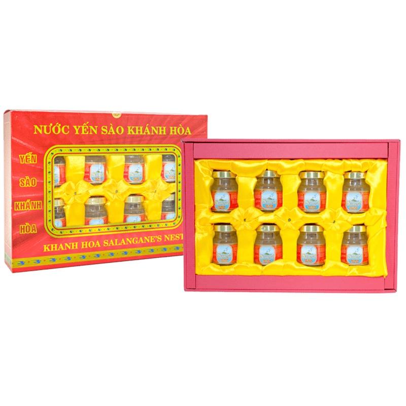 Nước Yến Sào️ CAO CẤP️Khánh Hòa Sanest Lọ 70ml, Hộp 8 Lọ - 002H8