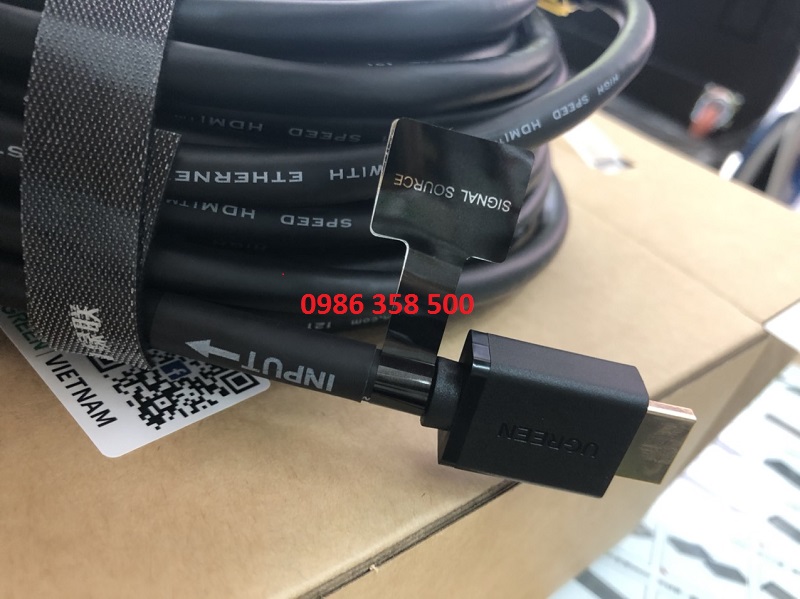 Cáp HDMI 25M UGREEN có chíp khuếch đại 4K 2K cao cấp - hàng chính hãng