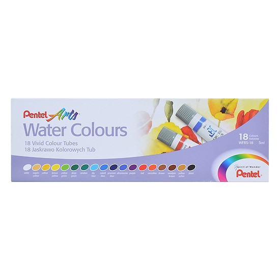 Màu nước 18 màu Pentel WFRS-18
