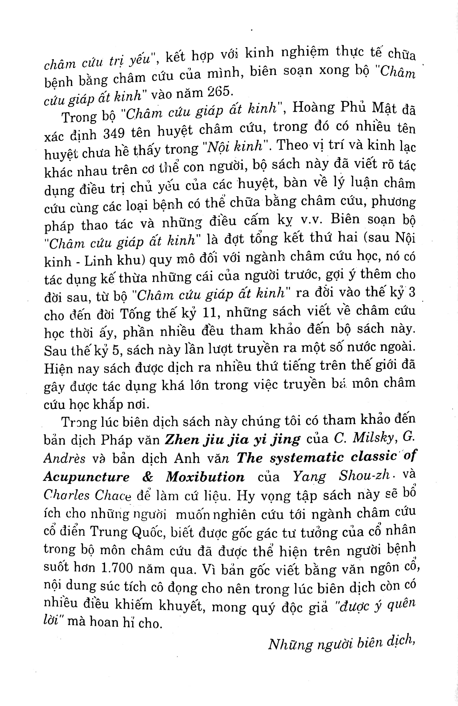 Châm Cứu Giáp Ất Kinh - Tập 1 - Hoàng Phủ Mật