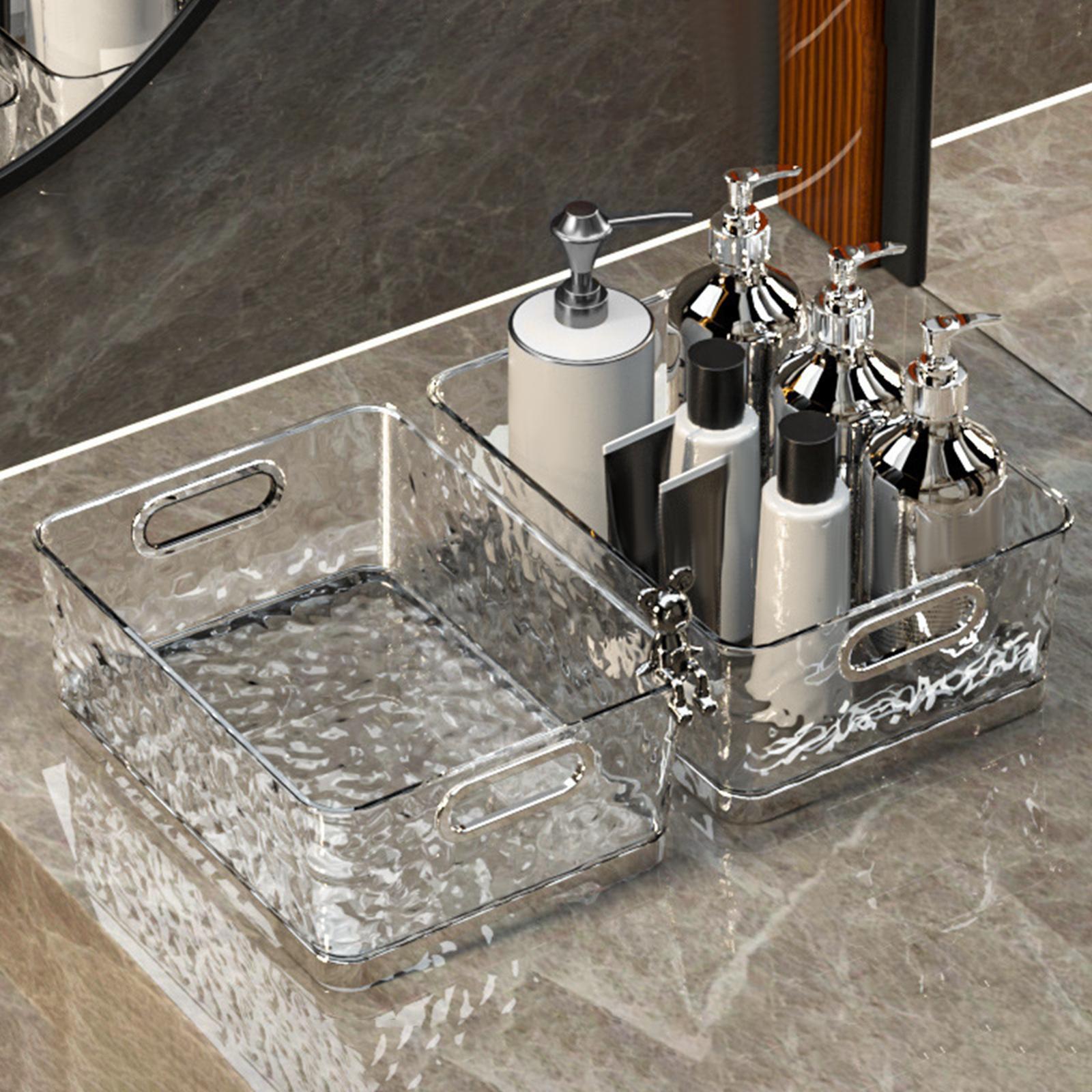 Cosmetic Storage Box Bathroom Organizer Case for Bathroom Cabinet Countertop