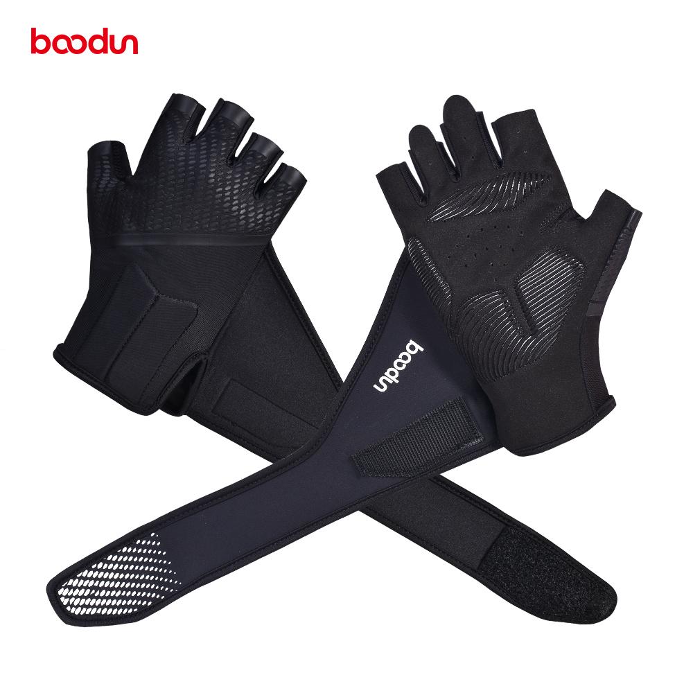 BOODUN Nam Găng Tay Tập Gym Chống Sốc Thể Hình Nâng Trọng Lượng Găng Tay Crossfit Thể Dục Thể Thao Găng Tay Tập Luyện Với Dây Đeo Tay