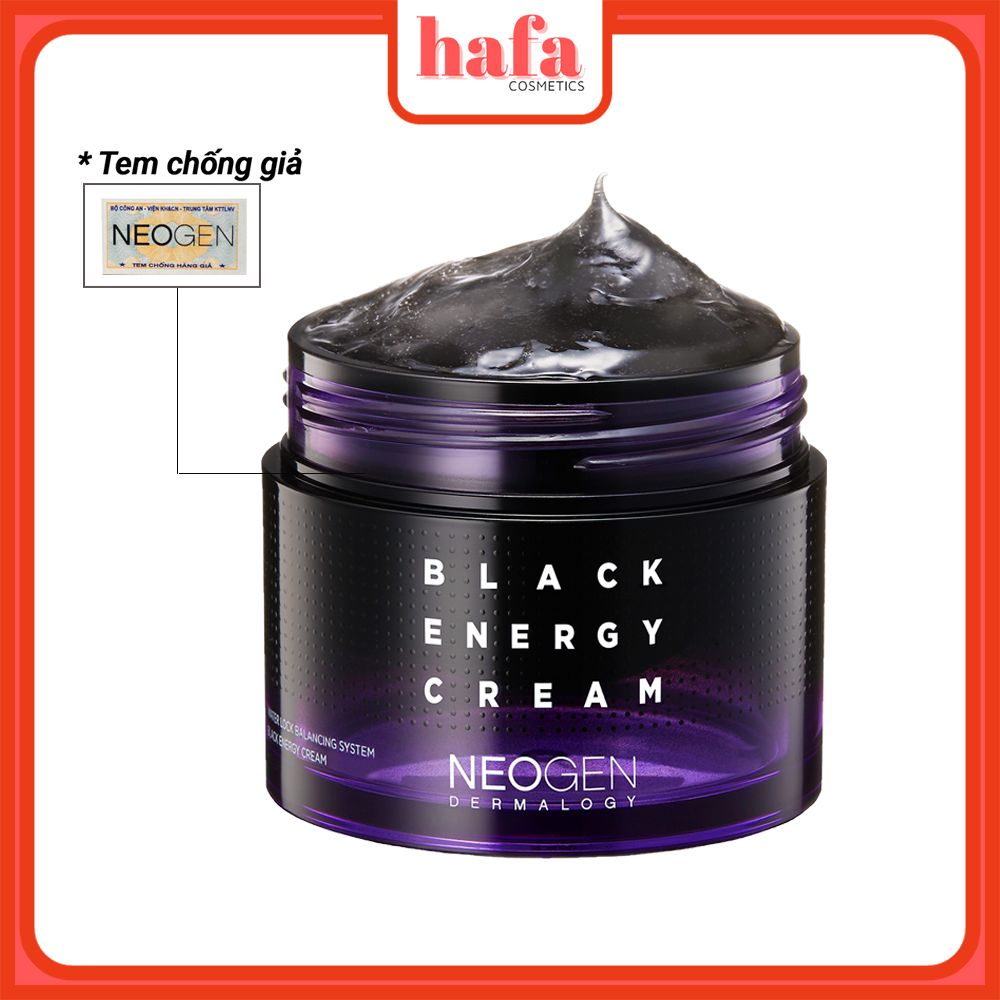 Kem Cấp Nước Nuôi Dưỡng Làn Da Neogen Dermalogy Black Energy Cream 80ml