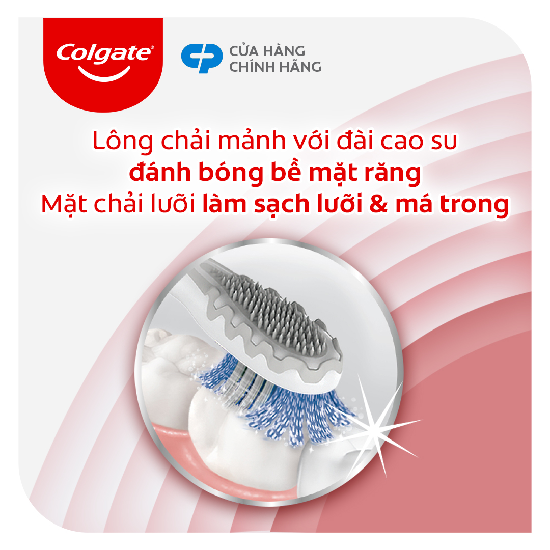 Bàn chải điện Colgate Sonic Optic White trắng sáng sóng âm