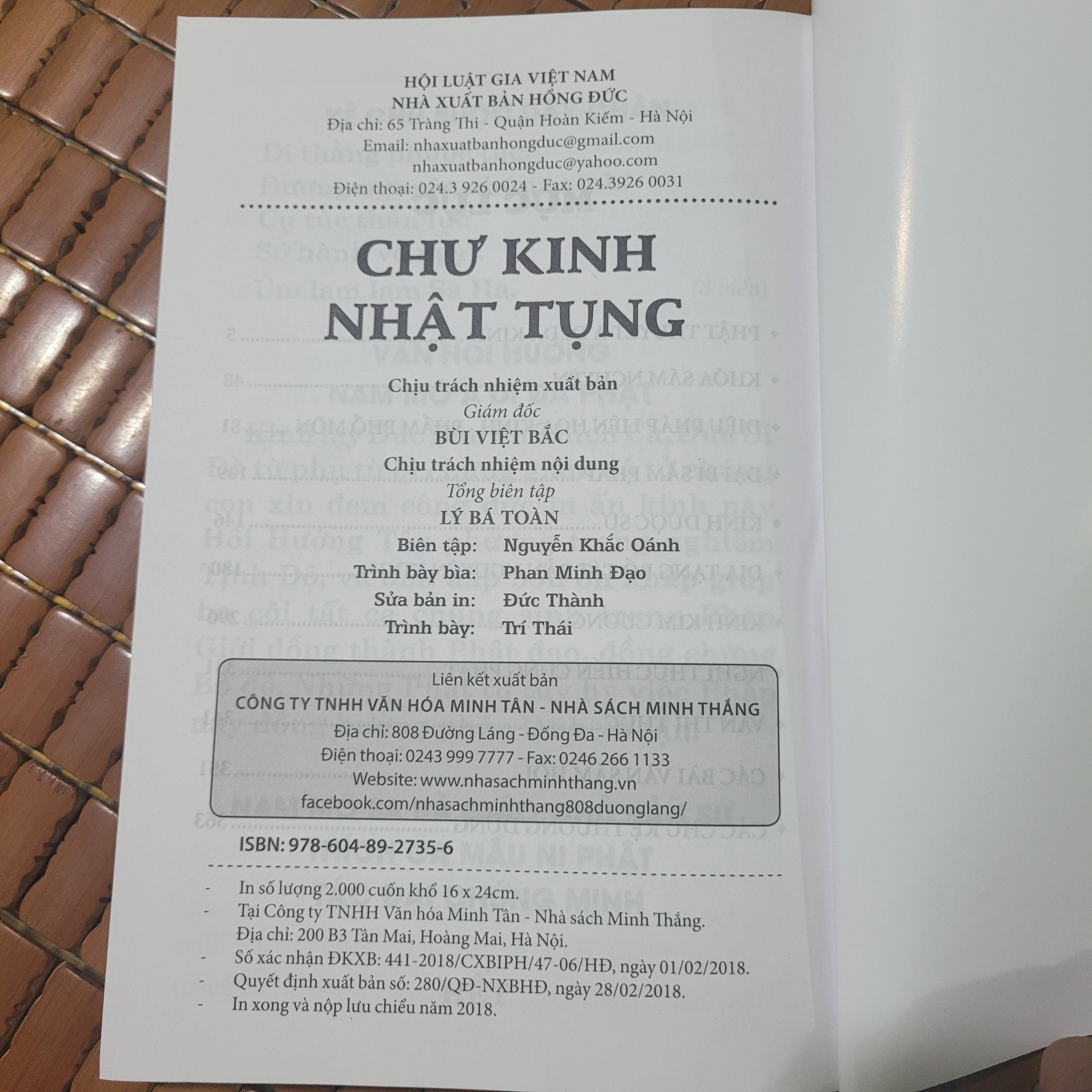 Sách - Chư Kinh Nhật Tụng