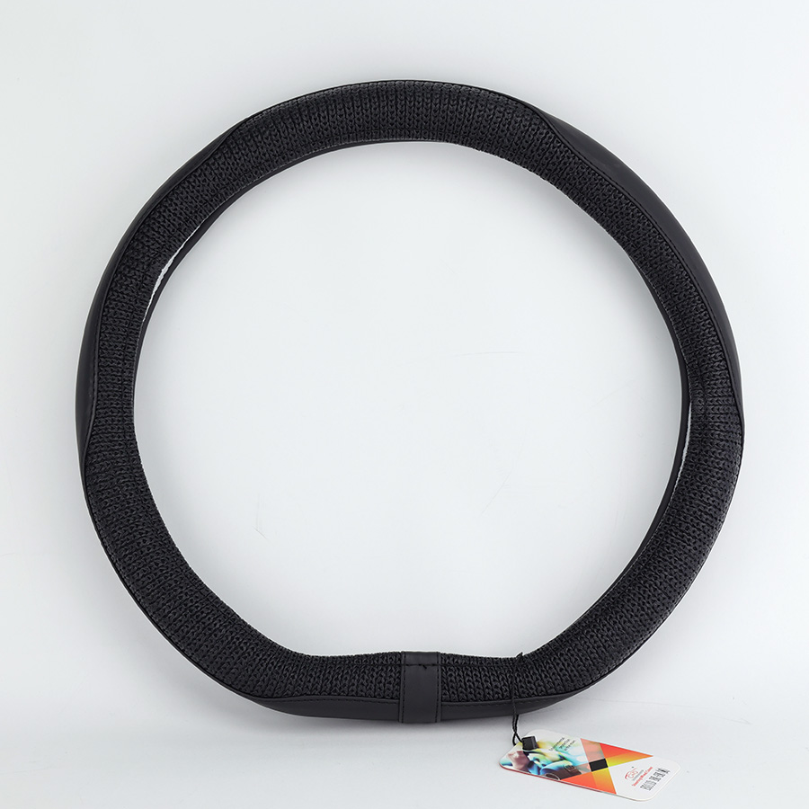 Bọc Vô Lăng D-Cut CIND E011D Size M Màu Đen Da PU Lõi TPE Chống Trượt Siêu Êm - Nhập Khẩu Chính Hãng