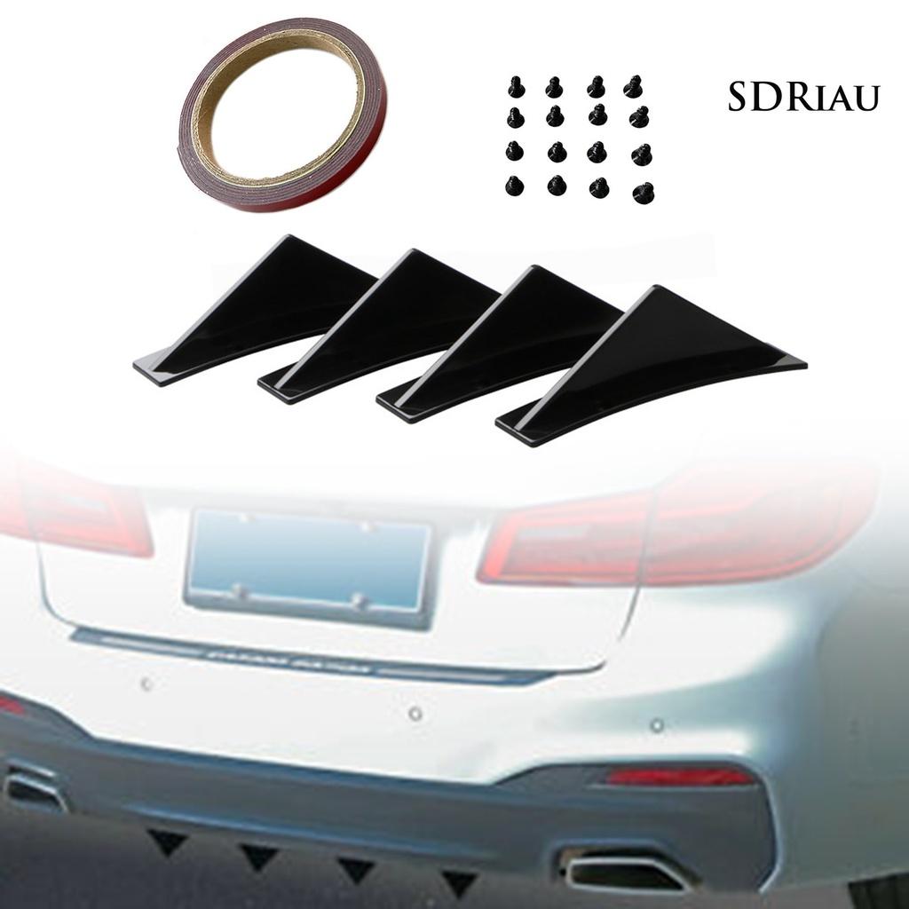 Bộ 4 Thanh Cản Sau Xe Hơi Hình Tam Giác Bằng Abs Siêu Bền Tiện Dụng