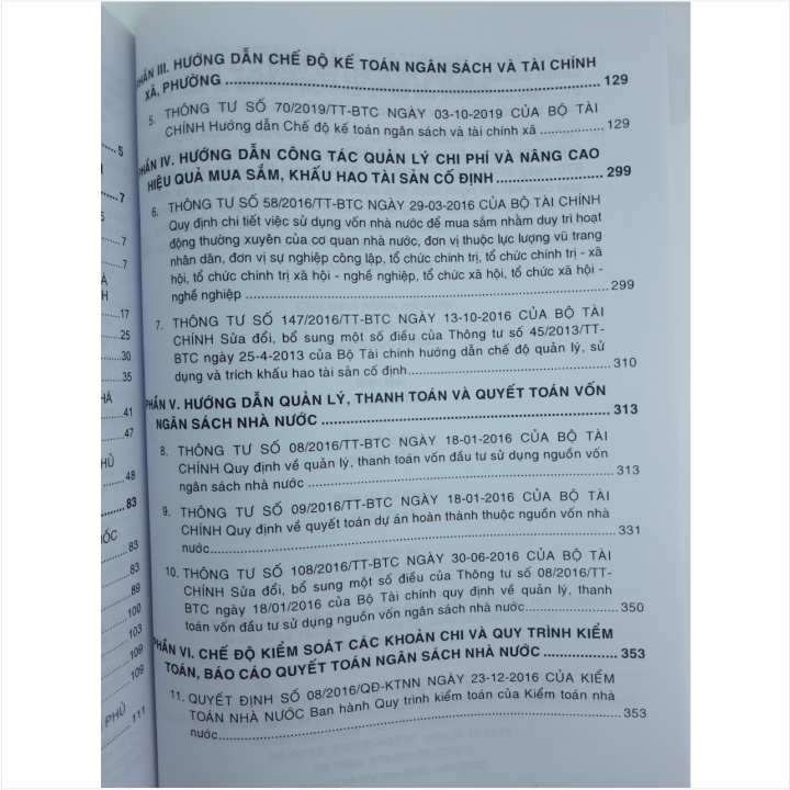 Sách Hướng Dẫn Chế Độ Kế Toán Ngân Sách Và Tài Chính Xã Phường - V1908P