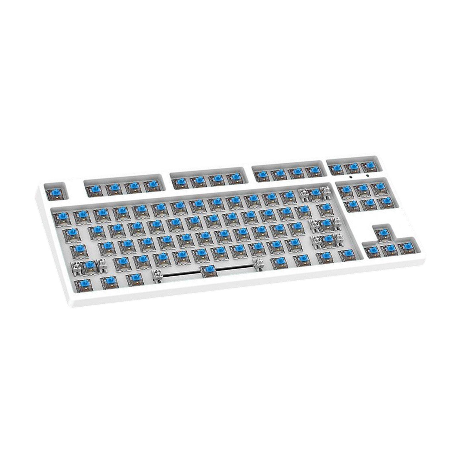 DIY Wired Mechanical Keyboard Kit accessories White