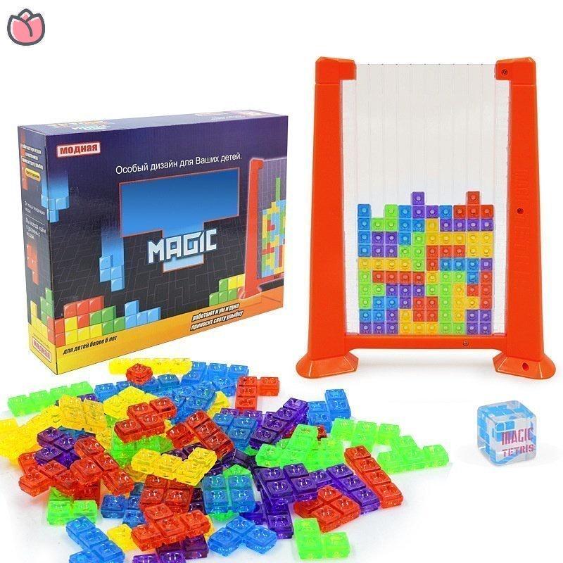 Đồ Chơi Xếp Hình Tetris Màu Đỏ SJHY0318 HB Giáo Dục Sớm Cho Bé