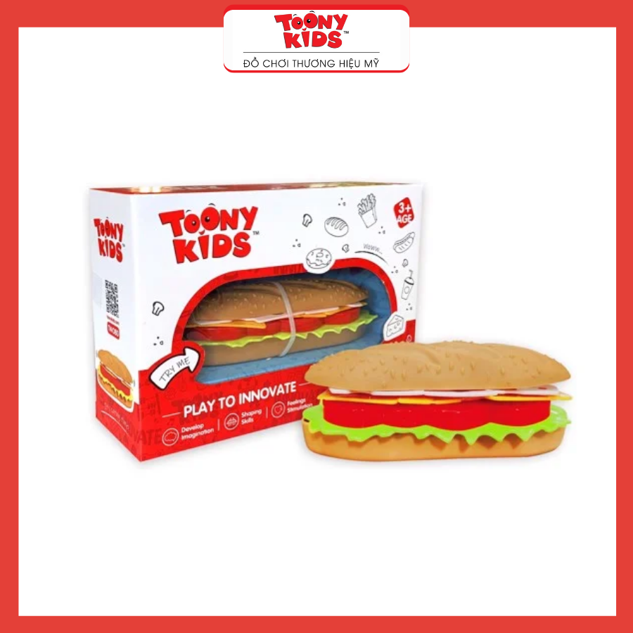 Đồ Chơi Nấu Ăn Hot Dog TOONYKIDS - Đồ Chơi Nhà Bếp Cho Bé - Hot Dog TN080