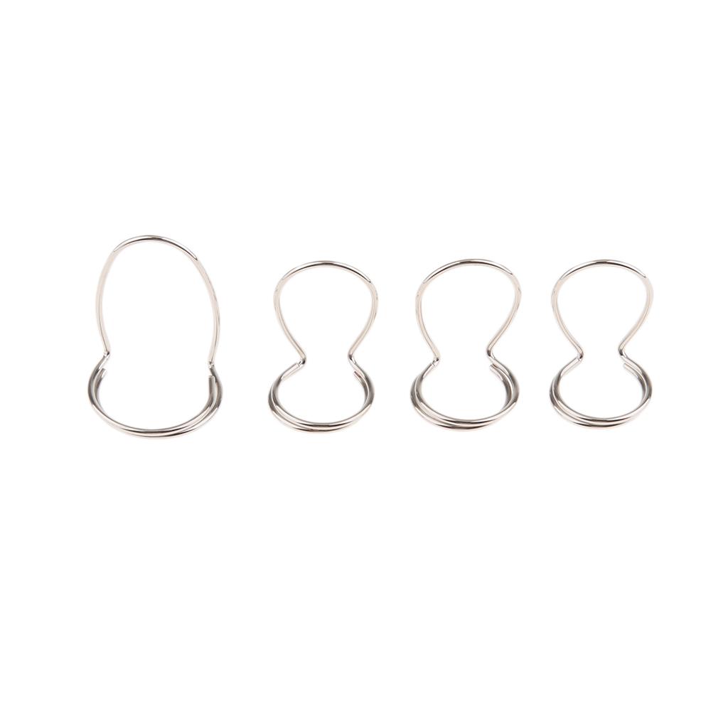 3pcs Finger Picks+1pc Thumb Pick Guitar Picks Butterfly Shape Metal Finger Style Bass Guitar Accessories, Silver