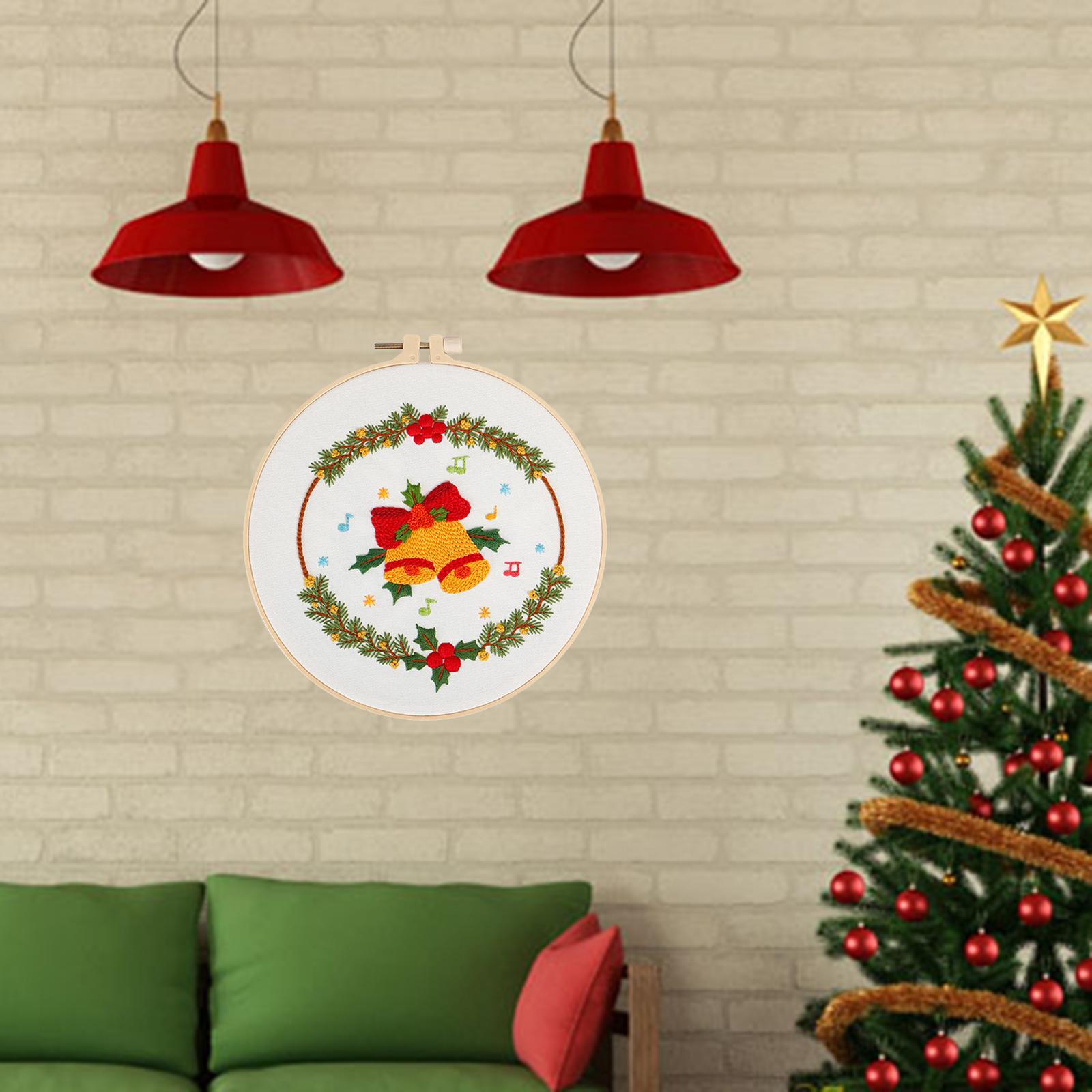 Christmas Embroidery Cross Stitch Set for Adults