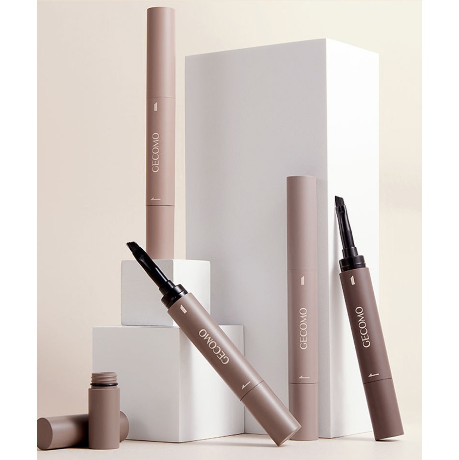 Gel kẻ lông mày lâu trôi và chống thấm nước 2 Trong 1 Gecomo Smooth EyeBrow Cream 1.2g