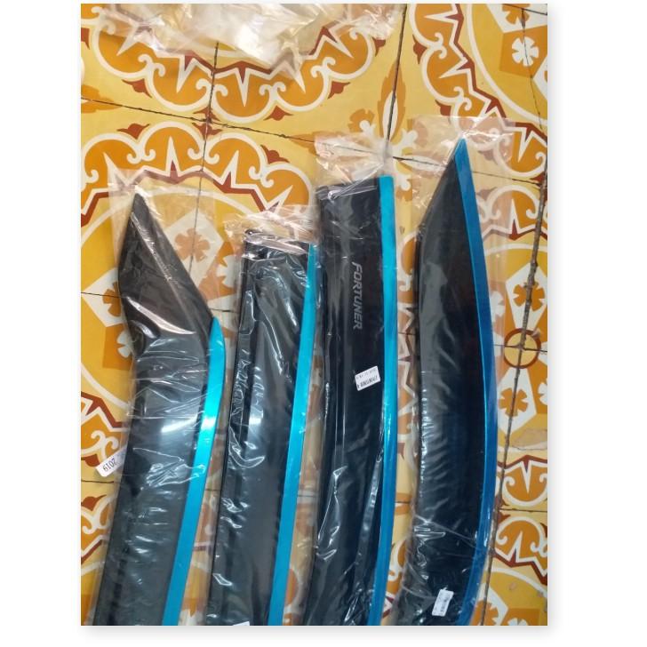 Bộ vè mưa chỉ mạ dành cho xe Fortuner 2017-2019 hàng đẹp