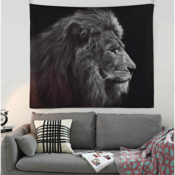Thảm trang trí - Tranh vải treo tường decor phòng mới lạ hiện đại + Tặng kèm móc treo và đèn nháy siêu hời
