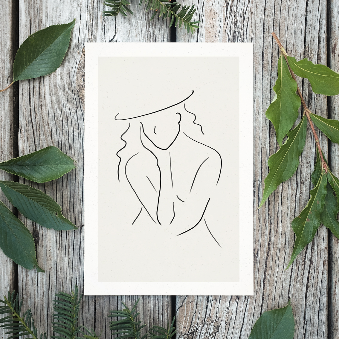 Tranh Poster Phong cách tối giản, Bohemian, Lady, Lifestyle, Fashion, Minimalism, Pastel, SOYN PTK014