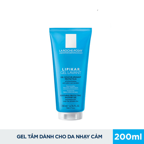 Gel Tắm La Roche Posay Làm Sạch Làm Dịu Và Bảo Vệ Da Nhạy Cảm Lipikar Shower Gel 200ml