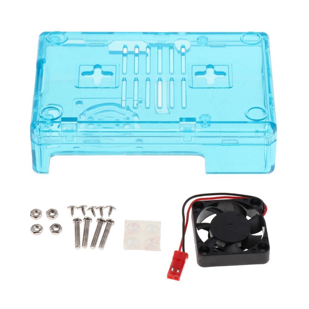 Portable ABS Case Enclosure Cooling Fan for  Pi 3