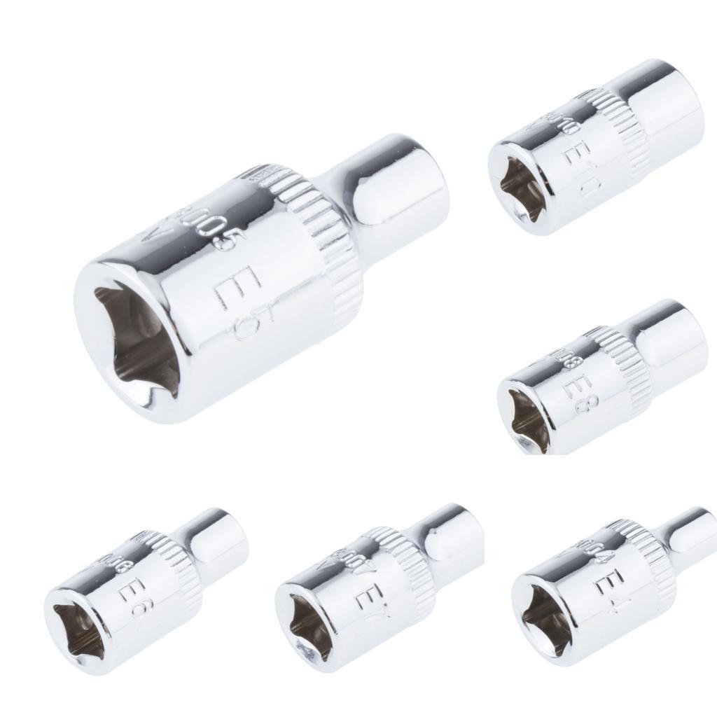 1/4 '' E-type Socket Wrench For Hexagon Screws, Rustproof, Durable