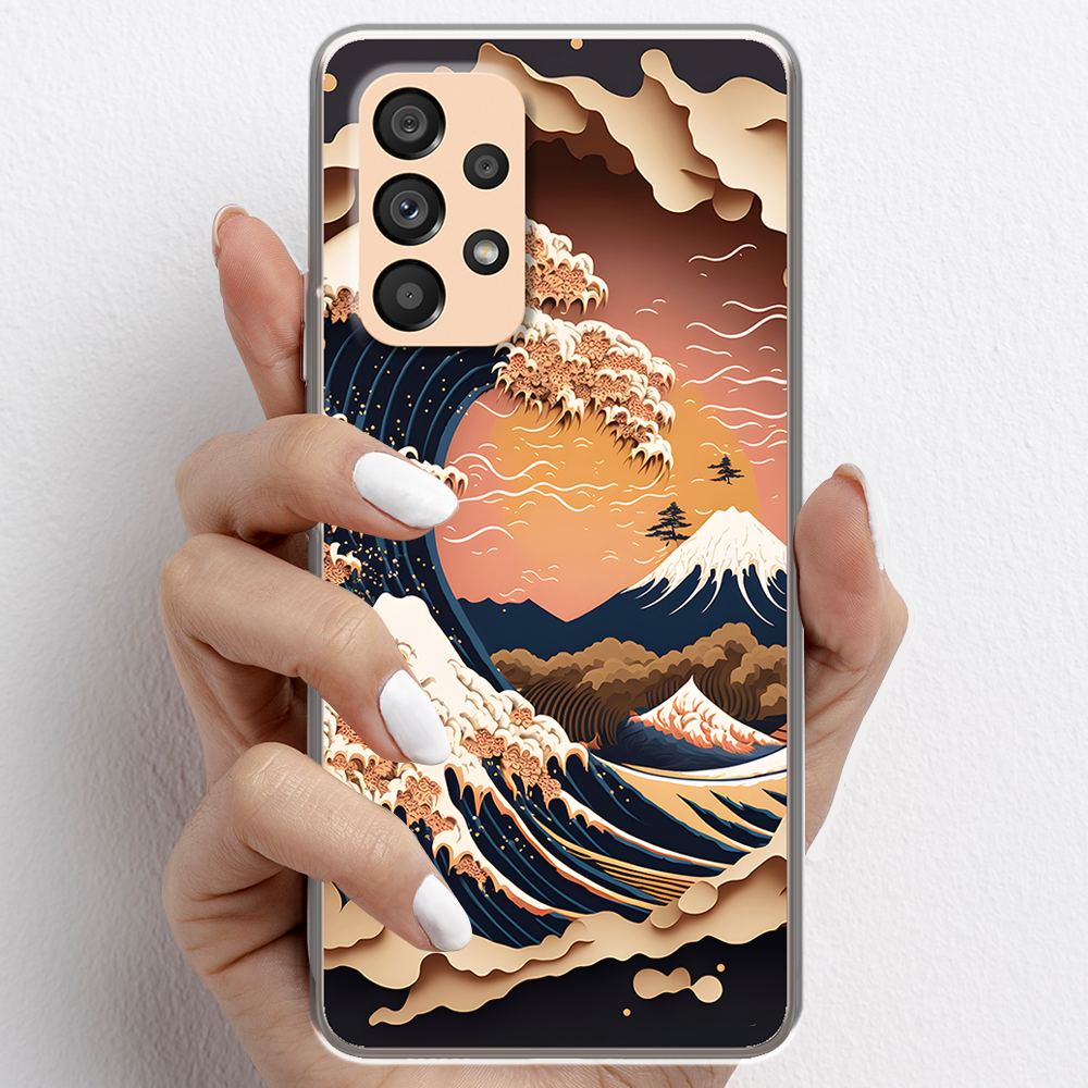 Ốp lưng cho Samsung Galaxy A53 5G nhựa TPU mẫu Sóng biển