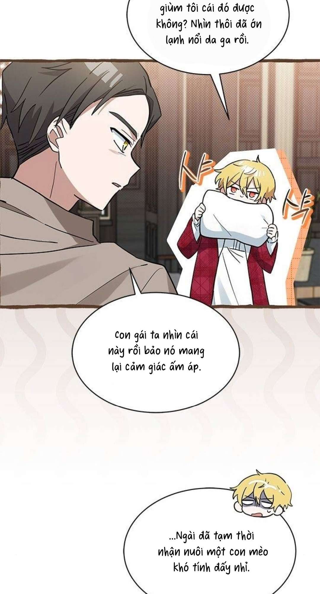 mèo con được gia tộc sói nhận nuôi? chapter 25 40