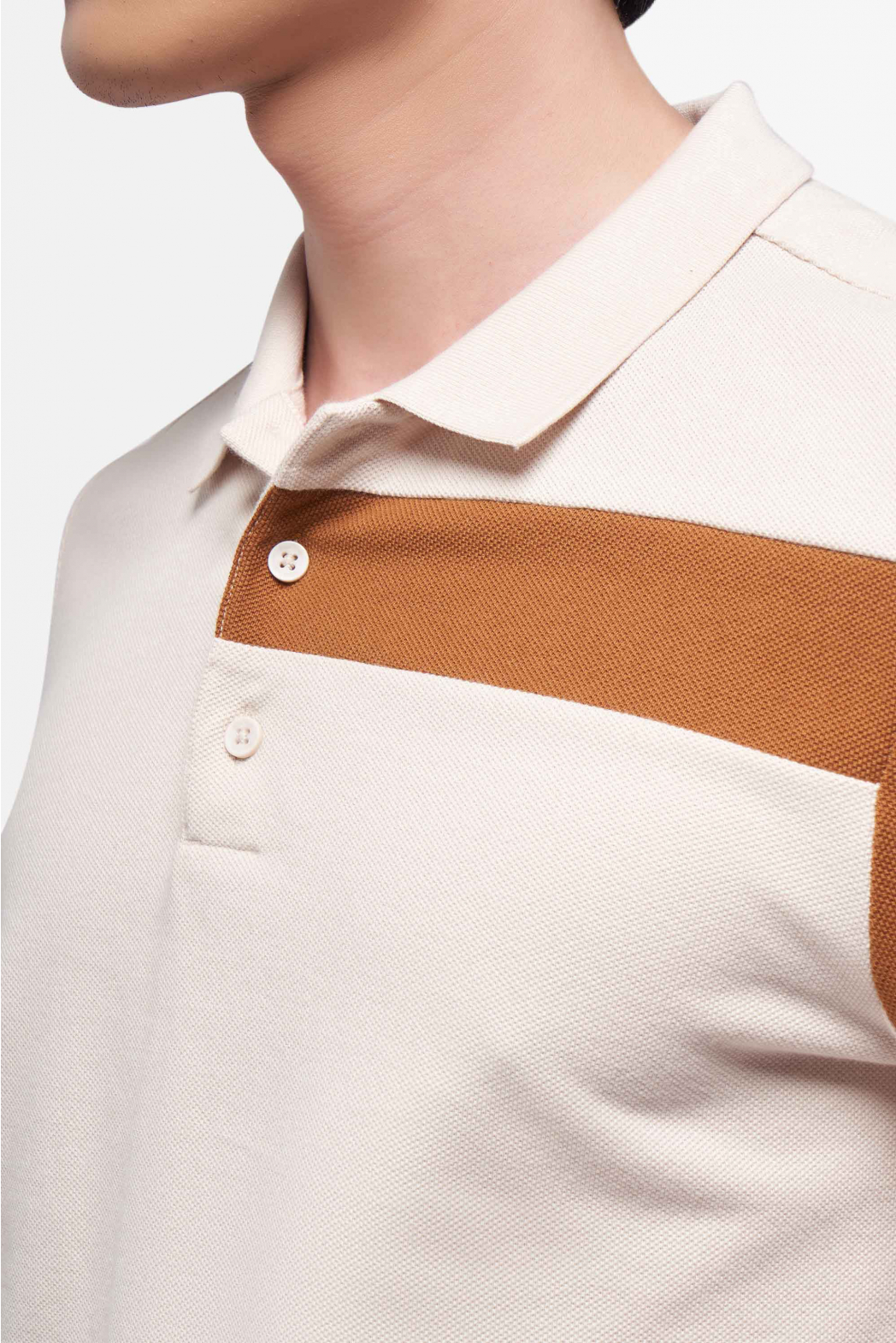 Áo thun polo nam Rib decor form fitted (2 màu) - 10S22POL038 | LASTORE MENSWEAR