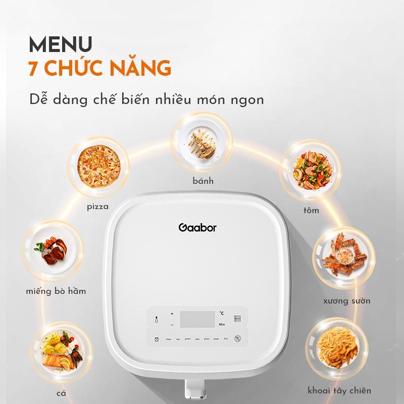 Nồi chiên không dầu GAABOR GA-E45A dung tích 4.5L - Thép không gỉ - Giá rẻ - Hàng chính hãng