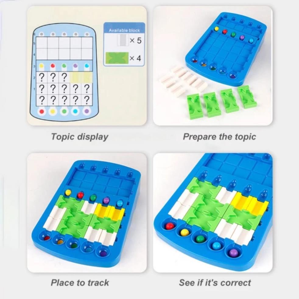 BỘ LOGIC PUZZLE TÌM ĐƯỜNG BÓNG LĂN NHIỀU CẤP ĐỘ CHƠI TRÍ TUỆ