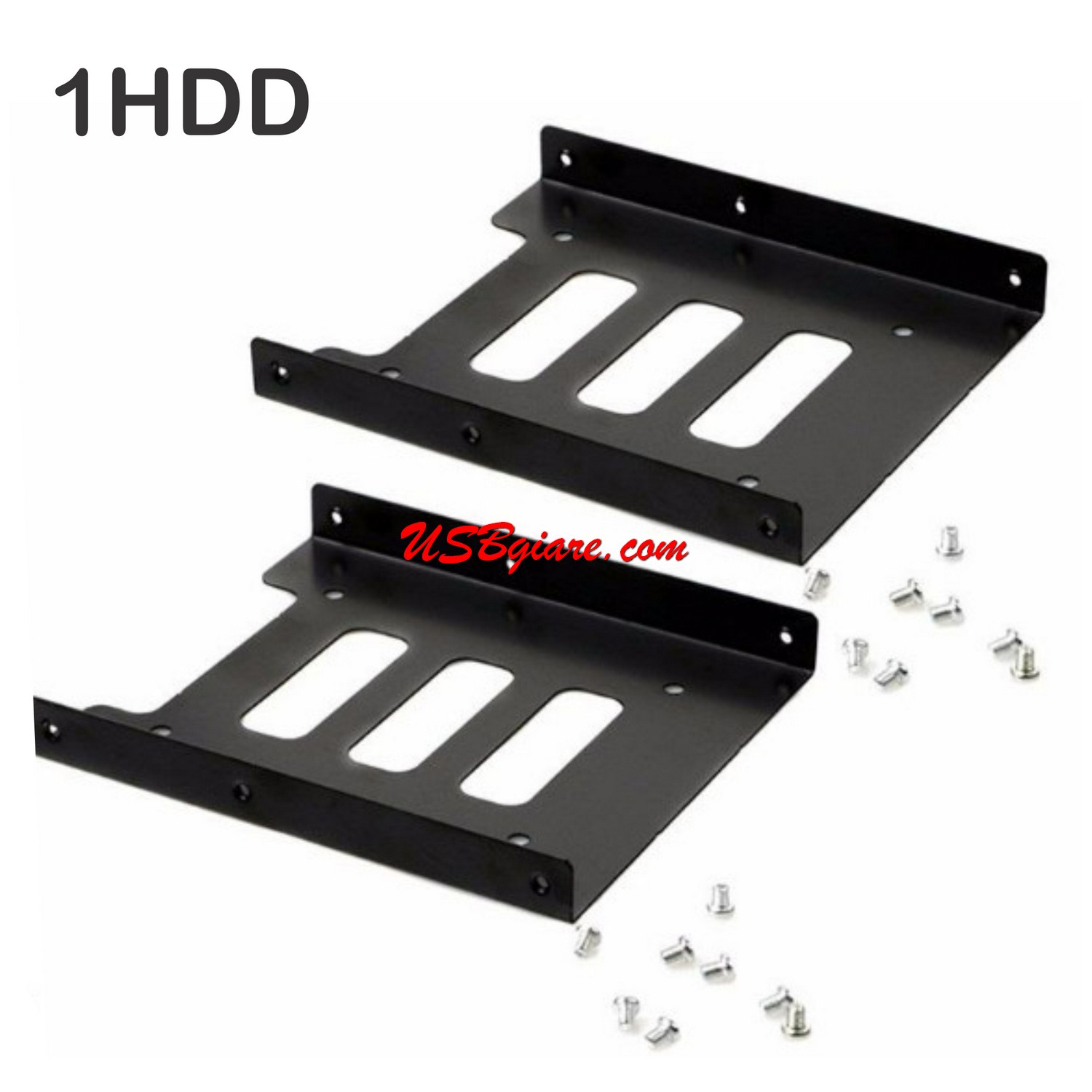 Hình ảnh Giá đỡ HDD khay HDD SSD loại 1 ổ bằng sắt dày cứng cáp sơn tĩnh điện an toàn số lượng lớn giá rẻ