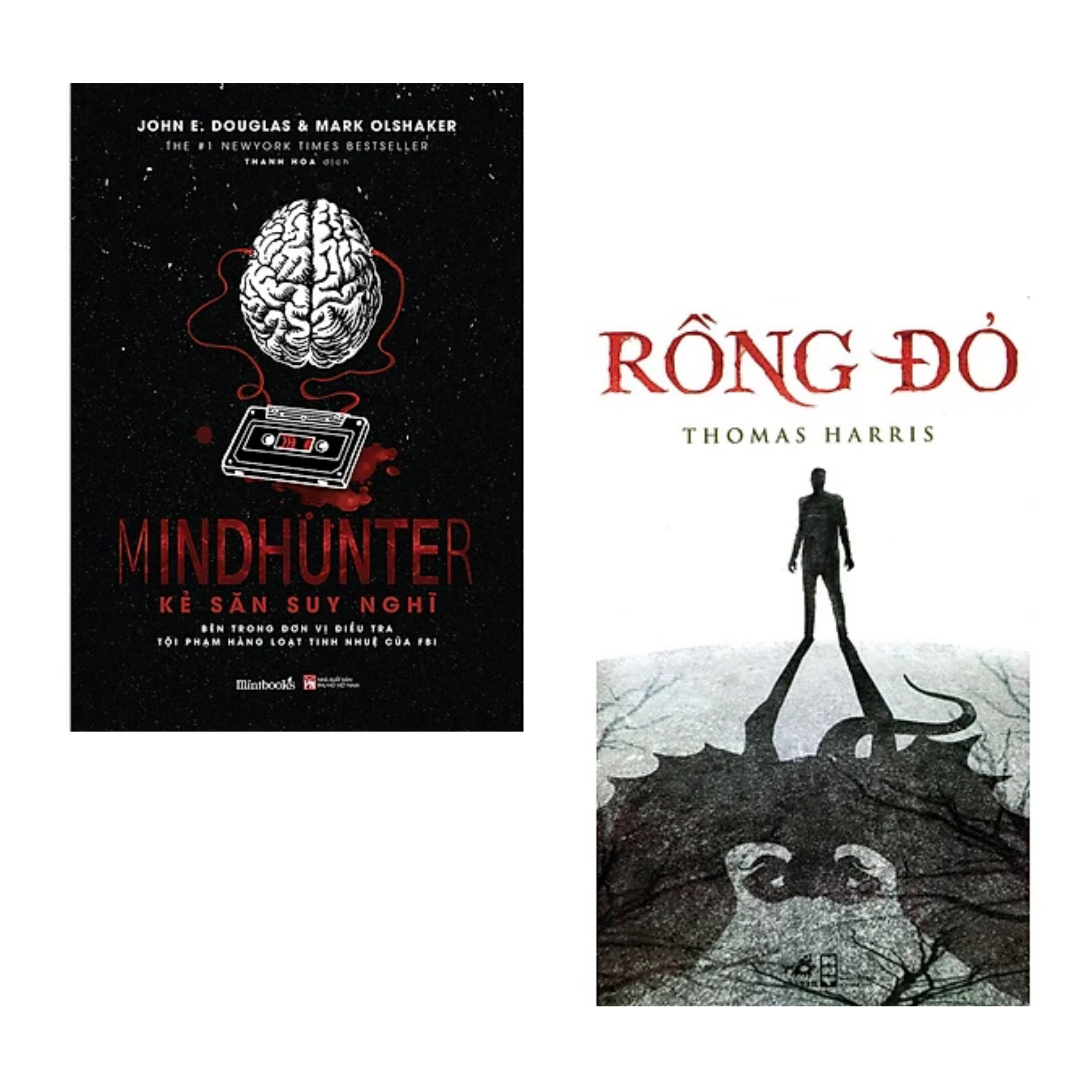 Combo 2 cuốn Truyện Trinh Thám: Rồng Đỏ + Mindhunter – Kẻ Săn Suy Nghĩ (Tặng kèm bookmark)