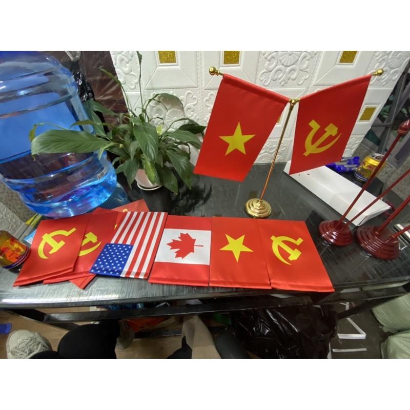 Lá cờ để bàn canada ,cờ để bàn làm việc các nước