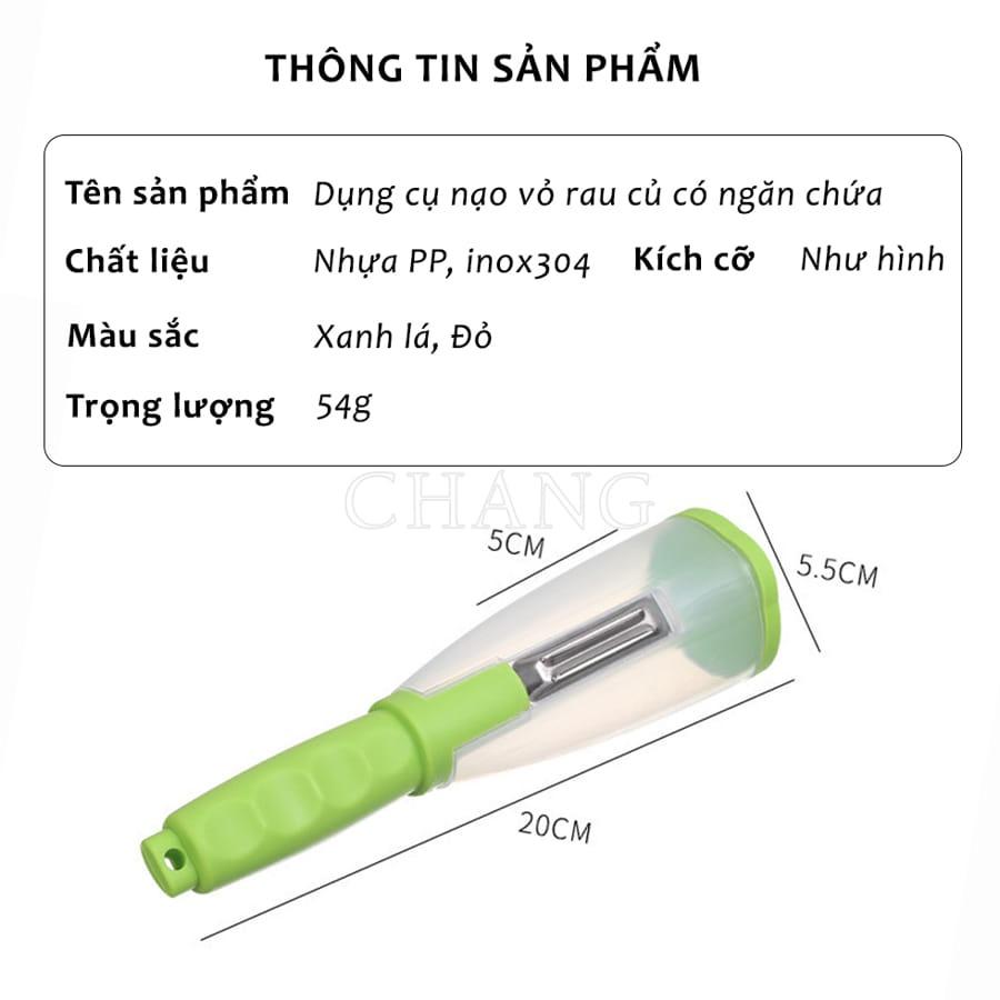 Dụng Cụ Nạo Vỏ Rau Củ Quả Trái Cây Đa Năng Có Hộp Đựng Vỏ Rất Tiện Lợi, Hạn Chế Vương Vãi Vỏ Ra Bên Ngoài