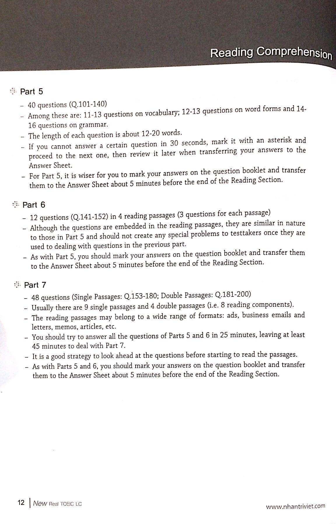 Longman New Real TOEIC (Kèm CD) - Actual Test For Listening Comprehension
