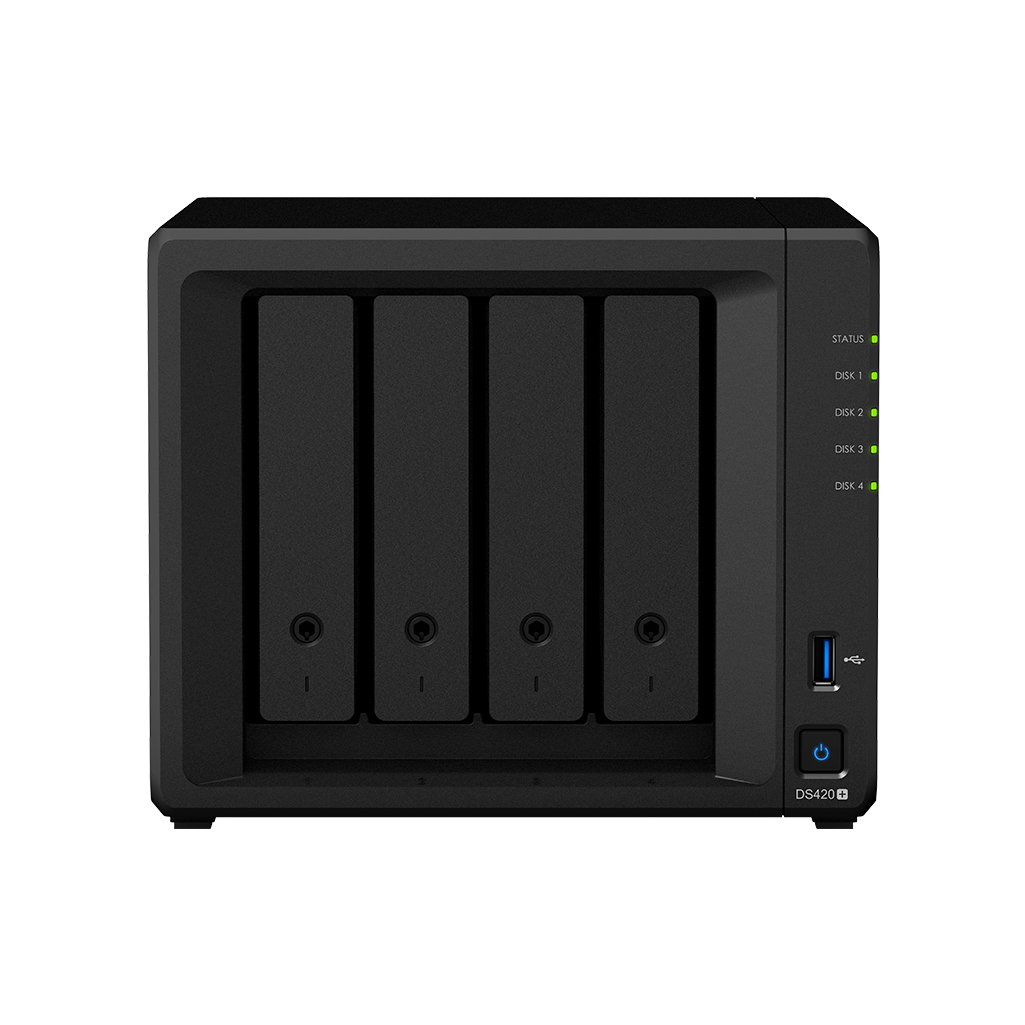 Thiết bị lưu trữ qua mạng NAS Synology DS420+ - Hàng chính hãng