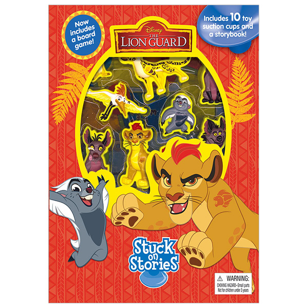 Disney Jr. Lion Guard Stuck On Stories Board book