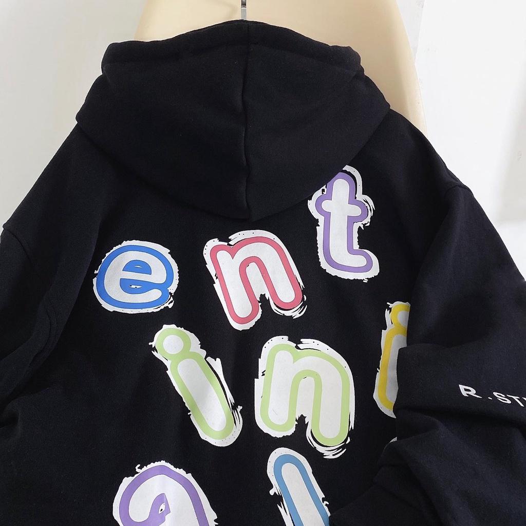 Áo Khoác Nỉ Hoodie Dây Kéo SENTI Form Rộng Basic Nam Nữ Unisex Phong Cách Hàn Ulzzang KUN